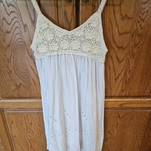 Elegant Cream Lace Women’s Dress
